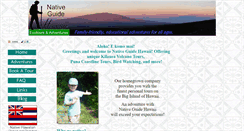 Desktop Screenshot of nativeguidehawaii.com